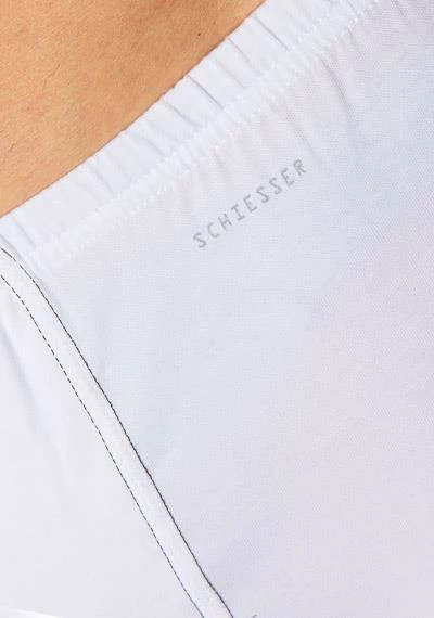 Schlussverkauf 🌟 Schiesser Essential Short 2er Pack 205222/100 Trunks, Baumwoll-Stretch, Weiß 🎉 2 Schlussverkauf 🌟 Schiesser Essential Short 2er Pack 205222/100 Trunks, Baumwoll-Stretch, Weiß 🎉 – Bild 2