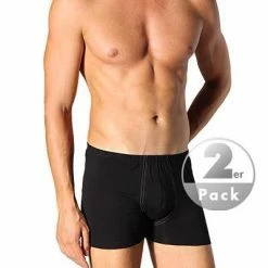 Beste Bewertungen von 🌟 Schiesser Essential Short 2er Pack 205222/000 Trunks, Baumwoll-Stretch, Schwarz 🔔