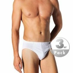 Schlussverkauf 😉 Schiesser Essential Supermini 3er Pack 205221/100 Slips, Baumwoll-Stretch, Weiß 💯