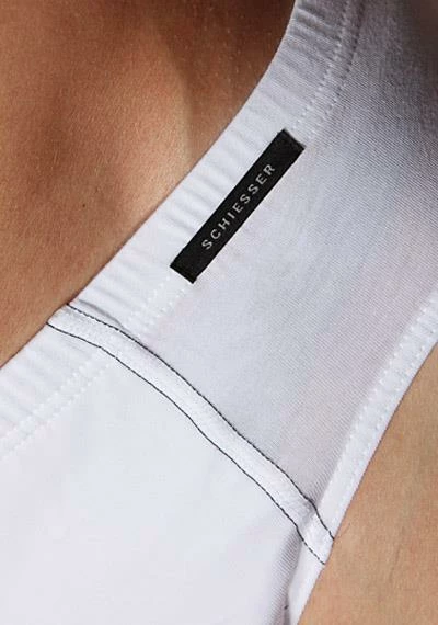 Schlussverkauf 😉 Schiesser Essential Supermini 3er Pack 205221/100 Slips, Baumwoll-Stretch, Weiß 💯 2 Schlussverkauf 😉 Schiesser Essential Supermini 3er Pack 205221/100 Slips, Baumwoll-Stretch, Weiß 💯 – Bild 2