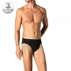 Schlussverkauf ✔️ Schiesser Essential Supermini 3er Pack 205221/000 Slips, Baumwoll-Stretch, Schwarz 👍