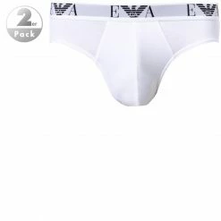 Bestpreis 🎉 EMPORIO ARMANI Hip Brief DP 111321/CC715/04710 Slips, Baumwoll-Stretch, Weiß ⌛