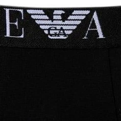 Coupon 👍 EMPORIO ARMANI Trunk Doppelpack 111210/CC715/07320 Trunks, Baumwoll-Stretch, Schwarz 🛒 -Wäsche Verkaufsladen 113558 norm2