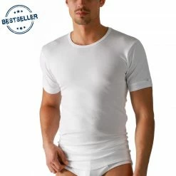 Großhandel 🔥 Mey NOBLESSE 👕 Shirt 1/2 Arm weiß 2802/101 T-Shirt, Pima Baumwolle 💯