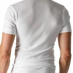 Großhandel 🔥 Mey NOBLESSE 👕 Shirt 1/2 Arm weiß 2802/101 T-Shirt, Pima Baumwolle 💯 -Wäsche Verkaufsladen 119567 norm2