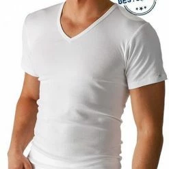 Aktion ⭐ Mey NOBLESSE V-Shirt weiß 2807/101 T-Shirt, Pima Baumwolle 🌟