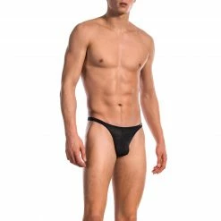 Brandneu ⌛ Olaf Benz RED1201 Riostring black 105833/8000 Mikrofaser, Schwarz 🧨