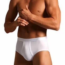 Rabatt 🔥 Novila Natural Comfort Slip mit Eingriff 8036/14/1 Mako-Baumwolle, Weiss ⭐