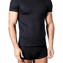 Beste Bewertungen von ⌛ bruno banani Base Line 👕 Shirt 2208/1117/007 T-Shirt, Baumwoll-Stretch, Schwarz 💯