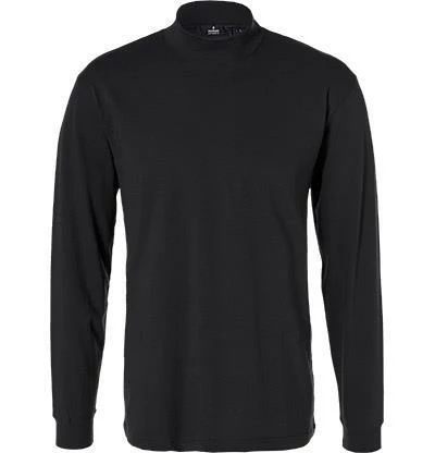 Schlussverkauf 😀 RAGMAN Longsleeve 400160/009 Stehkragenshirt, Baumwolle, Schwarz 😀 1 Schlussverkauf 😀 RAGMAN Longsleeve 400160/009 Stehkragenshirt, Baumwolle, Schwarz 😀