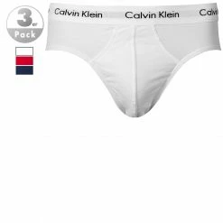 Bester Verkauf 👍 Calvin Klein Underwear Calvin Klein COTTON STRETCH 3er Pack U2661G/I03 Slips, Baumwolle, Navy-weiß-rot, Navy-weiß-red ⭐