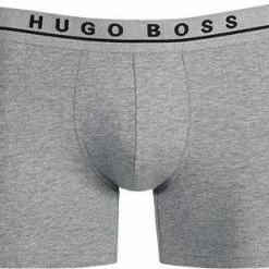 Schlussverkauf 🎉 BOSS Boxer Brief 3er Pack 50325404/999 Trunks, Baumwoll-Stretch, Weiß-grau-schwarz, Pre-pack 🔔 -Wäsche Verkaufsladen 154142 norm2