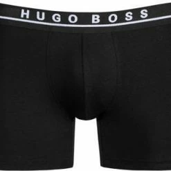 Schlussverkauf 🎉 BOSS Boxer Brief 3er Pack 50325404/999 Trunks, Baumwoll-Stretch, Weiß-grau-schwarz, Pre-pack 🔔 -Wäsche Verkaufsladen 154142 norm3