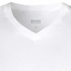 Schlussverkauf 💯 BOSS V-Shirt 2er Pack white 50325401/100 T-Shirts, Baumwolle, Weiß 👏 -Wäsche Verkaufsladen 154978 norm2