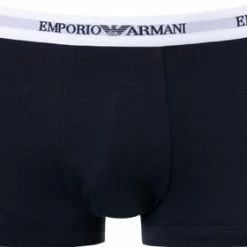 Top 10 🔥 EMPORIO ARMANI Trunk 2Pack 111210/CC717/10410 Trunks, Baumwoll-Stretch, Dunkelblau-weiß, Weiß-blau 🌟 -Wäsche Verkaufsladen 178888 norm2