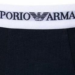 Top 10 🔥 EMPORIO ARMANI Trunk 2Pack 111210/CC717/10410 Trunks, Baumwoll-Stretch, Dunkelblau-weiß, Weiß-blau 🌟 -Wäsche Verkaufsladen 178888 norm3