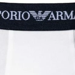 Neu 🥰 EMPORIO ARMANI Trunk 3er Pack 111357/CC717/02910 Trunks, Baumwoll-Stretch, Weiß-grau-schwarz, Weiß-schwarz-grau 🎁 -Wäsche Verkaufsladen 178890 norm4