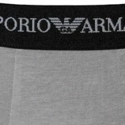 Neu 🥰 EMPORIO ARMANI Trunk 3er Pack 111357/CC717/02910 Trunks, Baumwoll-Stretch, Weiß-grau-schwarz, Weiß-schwarz-grau 🎁 -Wäsche Verkaufsladen 178890 norm5