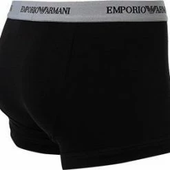 Blitzangebot 🥰 EMPORIO ARMANI Trunk 3er Pack 111357/CC717/00120 Trunks, Baumwoll-Stretch, Schwarz 🥰 -Wäsche Verkaufsladen 187400 norm3