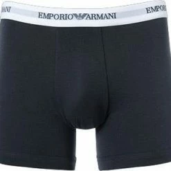Beste Bewertungen von 😉 EMPORIO ARMANI Boxer 2er Pack 111268/CC717/10410 Trunks, Baumwoll-Stretch, Weiß-navy, Weiß-blau 💯 -Wäsche Verkaufsladen 189170 norm2