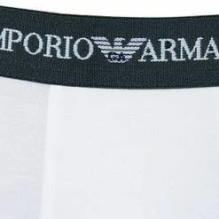 Beste Bewertungen von 😉 EMPORIO ARMANI Boxer 2er Pack 111268/CC717/10410 Trunks, Baumwoll-Stretch, Weiß-navy, Weiß-blau 💯 -Wäsche Verkaufsladen 189170 norm3