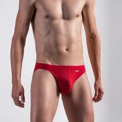 Bestes Angebot 🎁 Olaf Benz RED0965 Brazilbrief 106021/3105 Slip, Mikrofaser, Rubinrot, Lips 🎁
