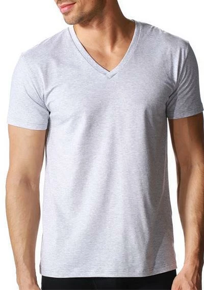 Angebote 🎉 Mey CLUB V-Neck 👕 Shirt 46507/620 T-Shirt, Baumwoll-Stretch, Hellgrau 🛒 1 Angebote 🎉 Mey CLUB V-Neck 👕 Shirt 46507/620 T-Shirt, Baumwoll-Stretch, Hellgrau 🛒