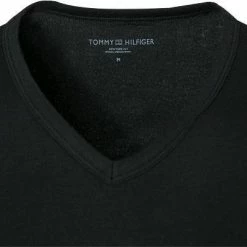 Bestpreis 🤩 Tommy Hilfiger T-Shirt 3er Pack 2S87903767/990 T-Shirts, Baumwoll-Stretch, Schwarz 🔔 -Wäsche Verkaufsladen 217661 norm2