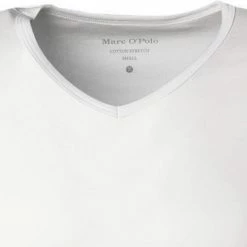 Top 10 ✔️ Marc O'Polo 👚 Shirt V-Neck 2er Pack 149804/100 T-Shirts, Baumwoll-Stretch, Weiß, White 🤩 -Wäsche Verkaufsladen 219807 norm2
