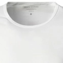 Aktion 🧨 Marc O'Polo 👚 Shirt Crew-Neck 149803/100 T-Shirts, Baumwoll-Stretch, Weiß, White 👍 -Wäsche Verkaufsladen 219817 norm2