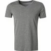 Am billigsten ✨ Marc O'Polo 👕 Shirt V-Neck 2er Pack 149804/202 T-Shirts, Baumwoll-Stretch, Grau meliert, Grey-melange 👏