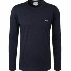 Angebote 👍 LACOSTE T-Shirt TH2040/166 Longsleeve, Regular Fit, Baumwolle, Navy, Marine ✔️