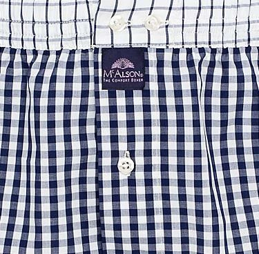 Brandneu 🎉 MC ALSON Boxer-Shorts 0225/blau-weiß Boxershorts, Baumwolle, Blau-weiß kariert 🔥 2 Brandneu 🎉 MC ALSON Boxer-Shorts 0225/blau-weiß Boxershorts, Baumwolle, Blau-weiß kariert 🔥 – Bild 2