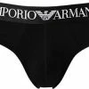 Brandneu 🔥 EMPORIO ARMANI Brief 111285/CC729/00020 Slip, Baumwoll-Stretch, Schwarz 🛒