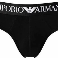 Brandneu 🔥 EMPORIO ARMANI Brief 111285/CC729/00020 Slip, Baumwoll-Stretch, Schwarz 🛒