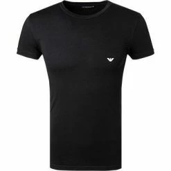 Angebote 👍 EMPORIO ARMANI T-Shirt 111035/CC729/00020 Baumwolle, Schwarz 😍