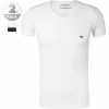 Am billigsten ⌛ EMPORIO ARMANI V-Neck 2er Pack 111512/CC717/10410 T-Shirts, Baumwolle, Weiß-navy, Weiß 🧨