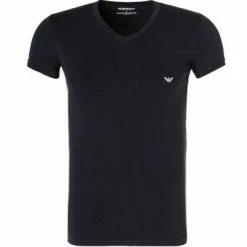Großhandel 🛒 EMPORIO ARMANI V-Neck 2er Pack 111512/CC717/13742 T-Shirts, Baumwoll-Stretch, Grau-nachtblau, Grau ✨ -Wäsche Verkaufsladen 229208 norm3
