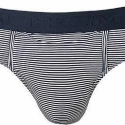 Bestpreis ✔️ HOM HO1 Simon Mini Briefs 359852/00RA Slip mit Eingriff, Modal-Stretch, Navy-weiß gestreift, Navy 💯