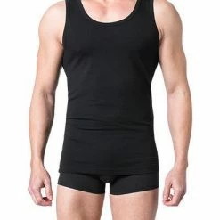 Großhandel 🔥 Strellson Tanktop 531033/129 Baumwoll-Stretch, Schwarz, Black 🛒