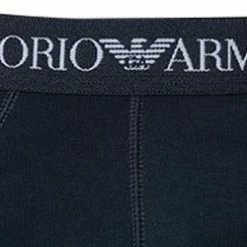 Neu ❤️ EMPORIO ARMANI Brief 2er Pack 111321/CC722/27435 Slips, Baumwolle, Dunkelblau, Marine 🧨 -Wäsche Verkaufsladen 239833 norm2