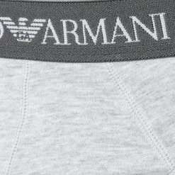 Rabatt ✨ EMPORIO ARMANI Brief 2er Pack 111321/CC722/15935 Slips, Baumwolle, Hellgrau-marineblau, Marine-grau 🔥 -Wäsche Verkaufsladen 239835 norm3