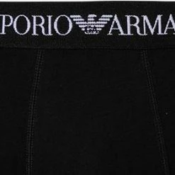 Bestpreis 👏 EMPORIO ARMANI Trunk 2er Pack 111613/CC722/07320 Trunks, Baumwolle, Schwarz 🔥 -Wäsche Verkaufsladen 239839 norm2