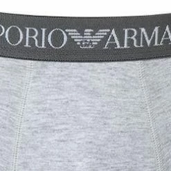 Großhandel 🎉 EMPORIO ARMANI Trunk 2er Pack 111613/CC722/15935 Trunks, Baumwolle, Hellgrau-marineblau, Marine-grau 😍 -Wäsche Verkaufsladen 239842 norm3
