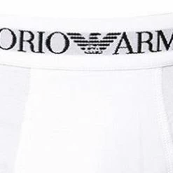 Bestes Angebot 👍 EMPORIO ARMANI Trunk 3er Pack 111610/CC722/16510 Trunks, Baumwolle, Weiß 🔥 -Wäsche Verkaufsladen 239844 norm2