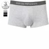 Angebote 👍 EMPORIO ARMANI Trunk 3er Pack 111610/CC722/94235 Trunks, Baumwolle, Hellgrau-marineblau-schwarz, Marine-grau-schwarz ⭐