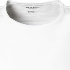 Angebote 🛒 EMPORIO ARMANI T-Shirt 2er Pack 111647/CC722/04710 T-Shirts, Baumwolle, Weiß 😍 -Wäsche Verkaufsladen 239850 norm2