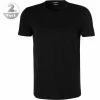 Brandneu ✔️ EMPORIO ARMANI T-Shirt 2er Pack 111647/CC722/07320 T-Shirts, Baumwolle, Schwarz ⌛