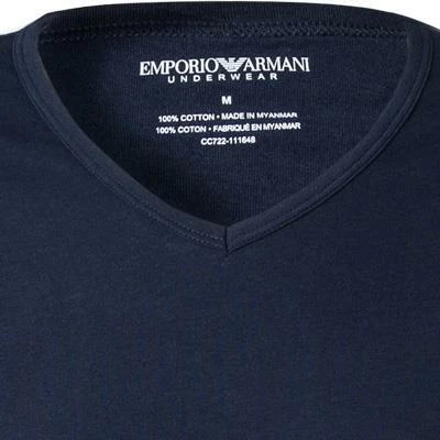 Bestes Angebot ⌛ EMPORIO ARMANI V-Shirt 2er Pack 111648/CC722/15935 T-Shirts, Baumwolle, Marine-hellgrau, Marine-grau ✨ 3 Bestes Angebot ⌛ EMPORIO ARMANI V-Shirt 2er Pack 111648/CC722/15935 T-Shirts, Baumwolle, Marine-hellgrau, Marine-grau ✨ – Bild 3