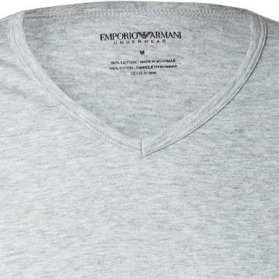 Bestes Angebot ⌛ EMPORIO ARMANI V-Shirt 2er Pack 111648/CC722/15935 T-Shirts, Baumwolle, Marine-hellgrau, Marine-grau ✨ 5 Bestes Angebot ⌛ EMPORIO ARMANI V-Shirt 2er Pack 111648/CC722/15935 T-Shirts, Baumwolle, Marine-hellgrau, Marine-grau ✨ – Bild 5